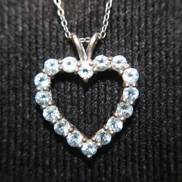 Jewelry - Heart Shaped Crystal Necklace